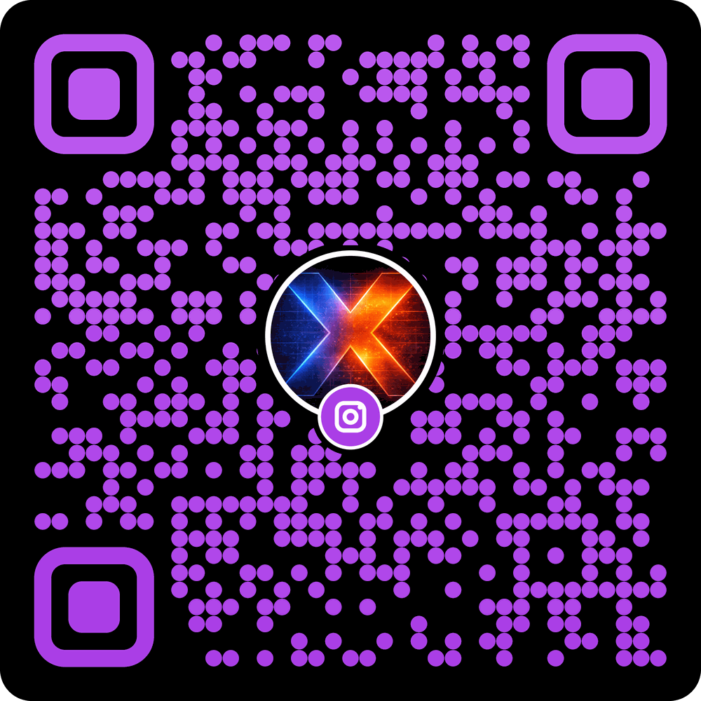 StaticByteX Instagram QR code